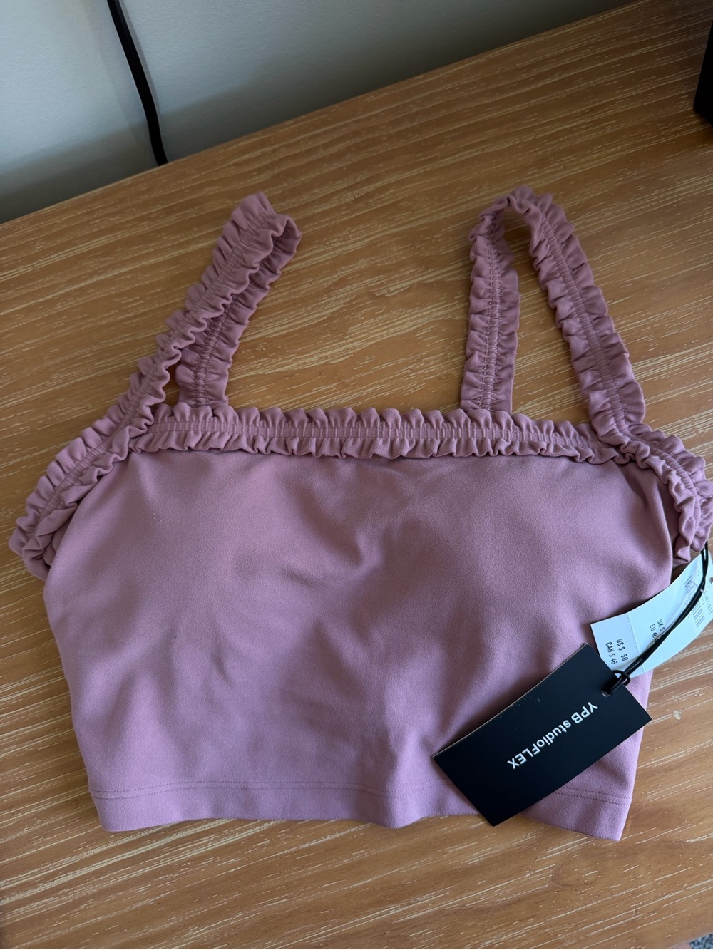 Abercrombie Ruffled Mauve Tank - YFB Studioflex